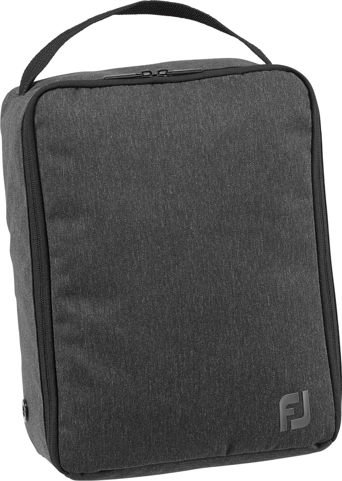 FootJoy Nylon Golf Shoe Bag For Unisex Heather Charcoal 2 FootJoy Nylon Golf Shoe Bag For Unisex Heather Charcoal