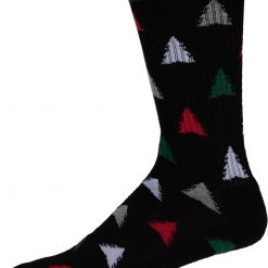 FootJoy Men's Holiday Crew Golf Socks For Men Christmastree/black
