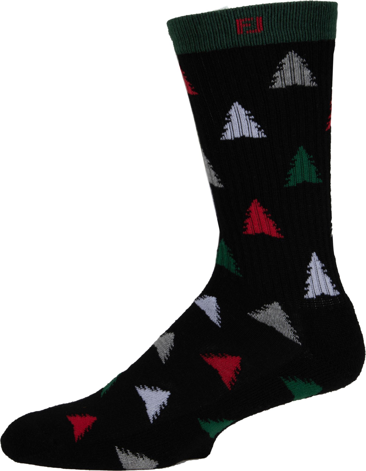 FootJoy Men's Holiday Crew Golf Socks For Men Christmastree/black 3 FootJoy Men's Holiday Crew Golf Socks For Men Christmastree/black