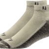FootJoy ProDry Sport Ankle Socks 2-Pack For Men White/red -FootJoy Golf Store unnamed file 16