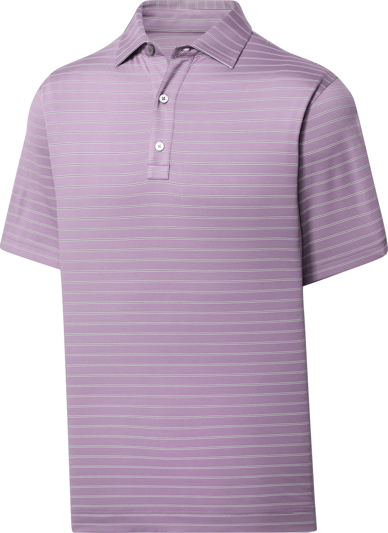 FootJoy Men's Triple Pinstripe Lisle Golf Polo For Men Lemonade 3 FootJoy Men's Triple Pinstripe Lisle Golf Polo For Men Lemonade