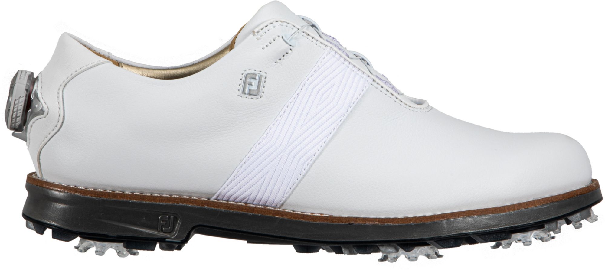 FootJoy Women's DryJoys Premiere Cleated Golf Shoes For Women White 3 FootJoy Women's DryJoys Premiere Cleated Golf Shoes For Women White