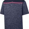 FootJoy Men's Space Dye Lisle Golf Polo For Men Navy -FootJoy Golf Store unnamed file 259