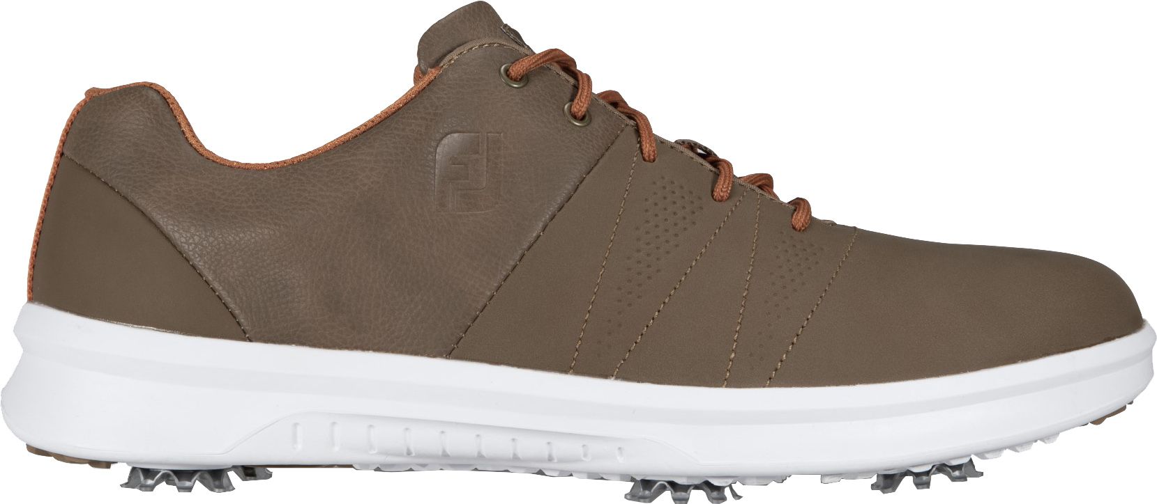 FootJoy Men's Contour Series Golf Shoes For Men Brown/orange 3 FootJoy Men's Contour Series Golf Shoes For Men Brown/orange
