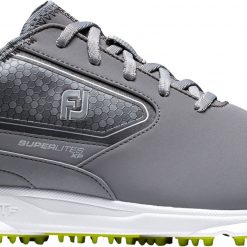 FootJoy Men's 2021 Superlites XP Spikeless Golf Shoes For Men Grey/lime