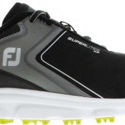 FootJoy Men's 2021 Superlites XP Spikeless Golf Shoes For Men Black/lime