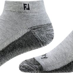 FootJoy ProDry Sport XL Golf Socks - 2 Pack For Men White