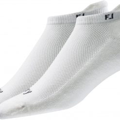 FootJoy Women's ProDry Roll Tab Golf Socks - 2 Pack For Women White