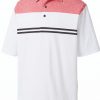 FootJoy Mens Heather Colorblock Short Sleeve Golf Polo For Men Pink Azalea/white -FootJoy Golf Store unnamed file 317