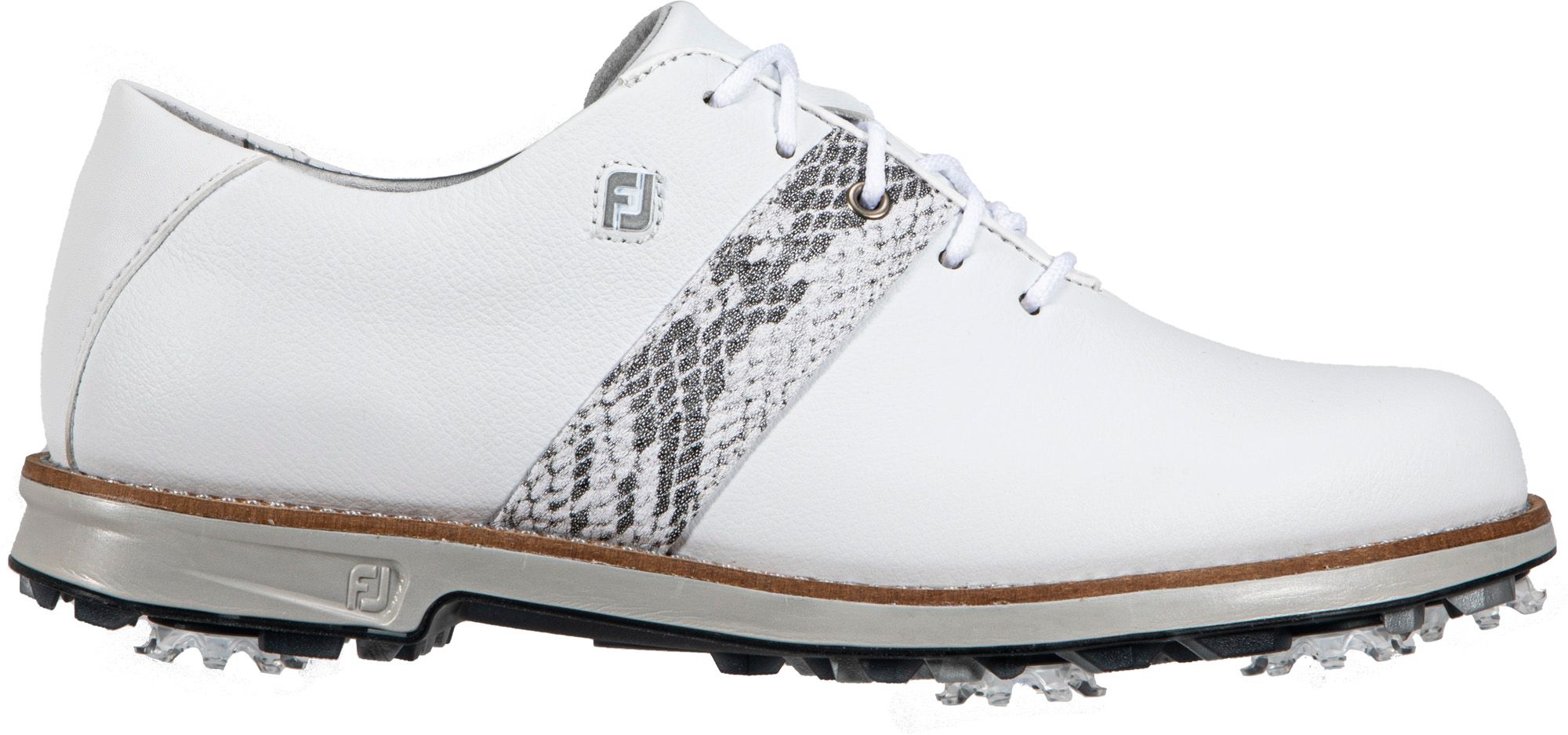 FootJoy Women's DryJoys Premiere Series 21 Golf Shoes For Women White/snake 3 FootJoy Women's DryJoys Premiere Series 21 Golf Shoes For Women White/snake