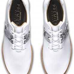 FootJoy Women's DryJoys Premiere Series 21 Golf Shoes For Women White/snake 12 FootJoy Women's DryJoys Premiere Series 21 Golf Shoes For Women White/snake -FootJoy Golf Store unnamed file 327