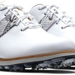 FootJoy Women's DryJoys Premiere Series 21 Golf Shoes For Women White/snake 13 FootJoy Women's DryJoys Premiere Series 21 Golf Shoes For Women White/snake -FootJoy Golf Store unnamed file 328