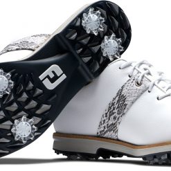FootJoy Women's DryJoys Premiere Series 21 Golf Shoes For Women White/snake 16 FootJoy Women's DryJoys Premiere Series 21 Golf Shoes For Women White/snake -FootJoy Golf Store unnamed file 331