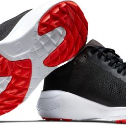 FootJoy Men's 2021 Flex Spikeless Golf Shoes For Men Black/white/red -FootJoy Golf Store unnamed file 37