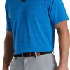 FootJoy Men's Broken Pinstripe Lisle Knit Collar Golf Polo For Men Blue/black 1 FootJoy Men's Broken Pinstripe Lisle Knit Collar Golf Polo For Men Blue/black -FootJoy Golf Store unnamed file 391