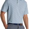 FootJoy Men's Confetti Print Pique Self Collar Golf Polo For Men Mint/multi -FootJoy Golf Store unnamed file 413