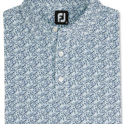 FootJoy Men's Confetti Print Pique Self Collar Golf Polo For Men Mint/multi -FootJoy Golf Store unnamed file 416