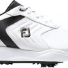 FootJoy Men's EComfort Cleated Plain Toe Hybrid Golf Shoes For Men White/black -FootJoy Golf Store unnamed file 419