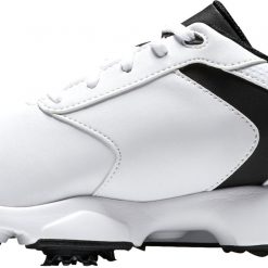FootJoy Men's EComfort Cleated Plain Toe Hybrid Golf Shoes For Men White/black -FootJoy Golf Store unnamed file 421