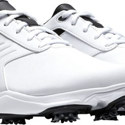 FootJoy Men's EComfort Cleated Plain Toe Hybrid Golf Shoes For Men White/black -FootJoy Golf Store unnamed file 423