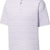 FootJoy Men's Chalk Line Print Stretch Pique Golf Polo For Men White/lavender 1 FootJoy Men's Chalk Line Print Stretch Pique Golf Polo For Men White/lavender -FootJoy Golf Store unnamed file 441