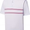 FootJoy Men's Double Band Lisle Knit Collar Golf Polo For Men White -FootJoy Golf Store unnamed file 450
