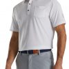 FootJoy Men's 2022 U.S. Open Stretch Lisle Pocket Golf Polo For Men White 2 FootJoy Men's 2022 U.S. Open Stretch Lisle Pocket Golf Polo For Men White -FootJoy Golf Store unnamed file 460