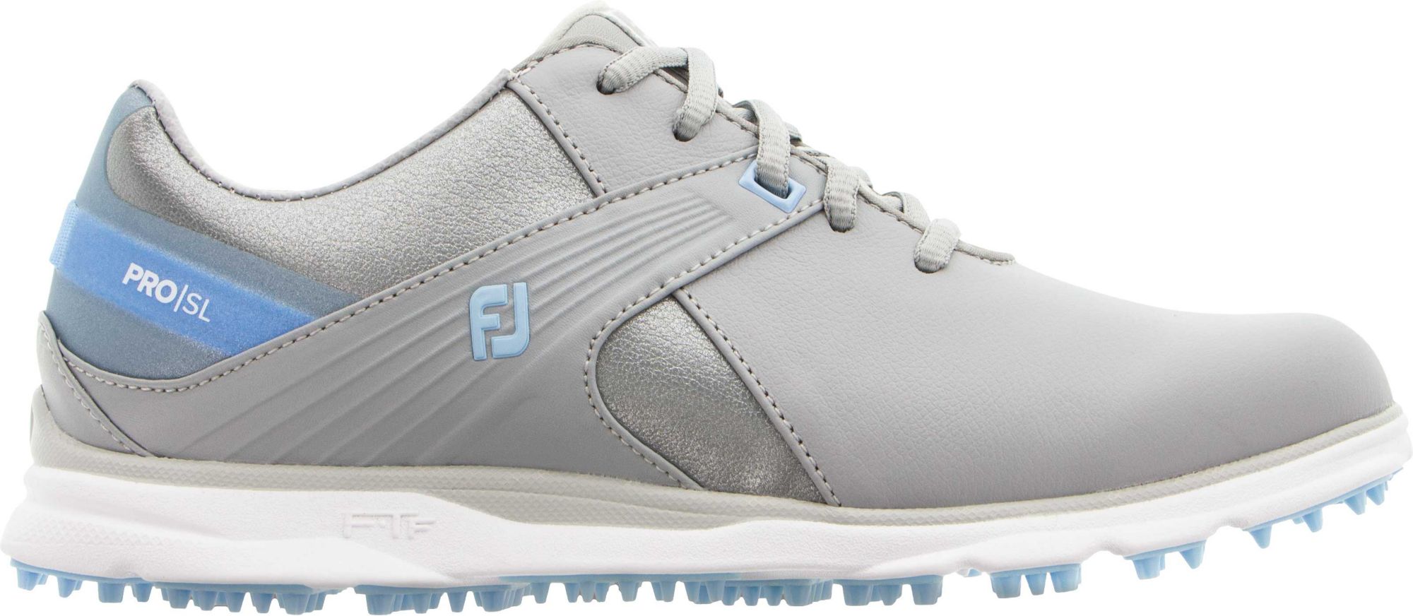FootJoy Women's 2020 Pro/SL Golf Shoes (Previous Season Style) For Women Grey/light Blue 3 FootJoy Women's 2020 Pro/SL Golf Shoes (Previous Season Style) For Women Grey/light Blue