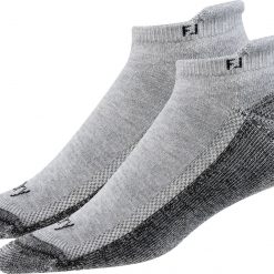FootJoy Men's ProDry Roll Tab XL Golf Socks - 2 Pack For Men Black