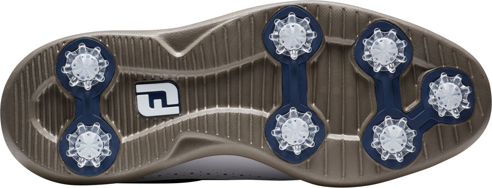 FootJoy X Harris Tweed Men's Traditions Wing Tip Golf Shoes For Men White/multi 4 FootJoy X Harris Tweed Men's Traditions Wing Tip Golf Shoes For Men White/multi - Image 2