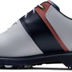 FootJoy Men's DryJoys Premiere Series Summer Classic Pack Golf Shoes For Men White/navy/orange -FootJoy Golf Store unnamed file 482