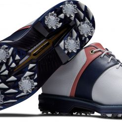 FootJoy Men's DryJoys Premiere Series Summer Classic Pack Golf Shoes For Men White/navy/orange -FootJoy Golf Store unnamed file 484