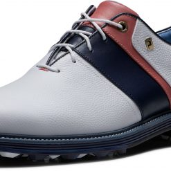FootJoy Men's DryJoys Premiere Series Summer Classic Pack Golf Shoes For Men White/navy/orange -FootJoy Golf Store unnamed file 486