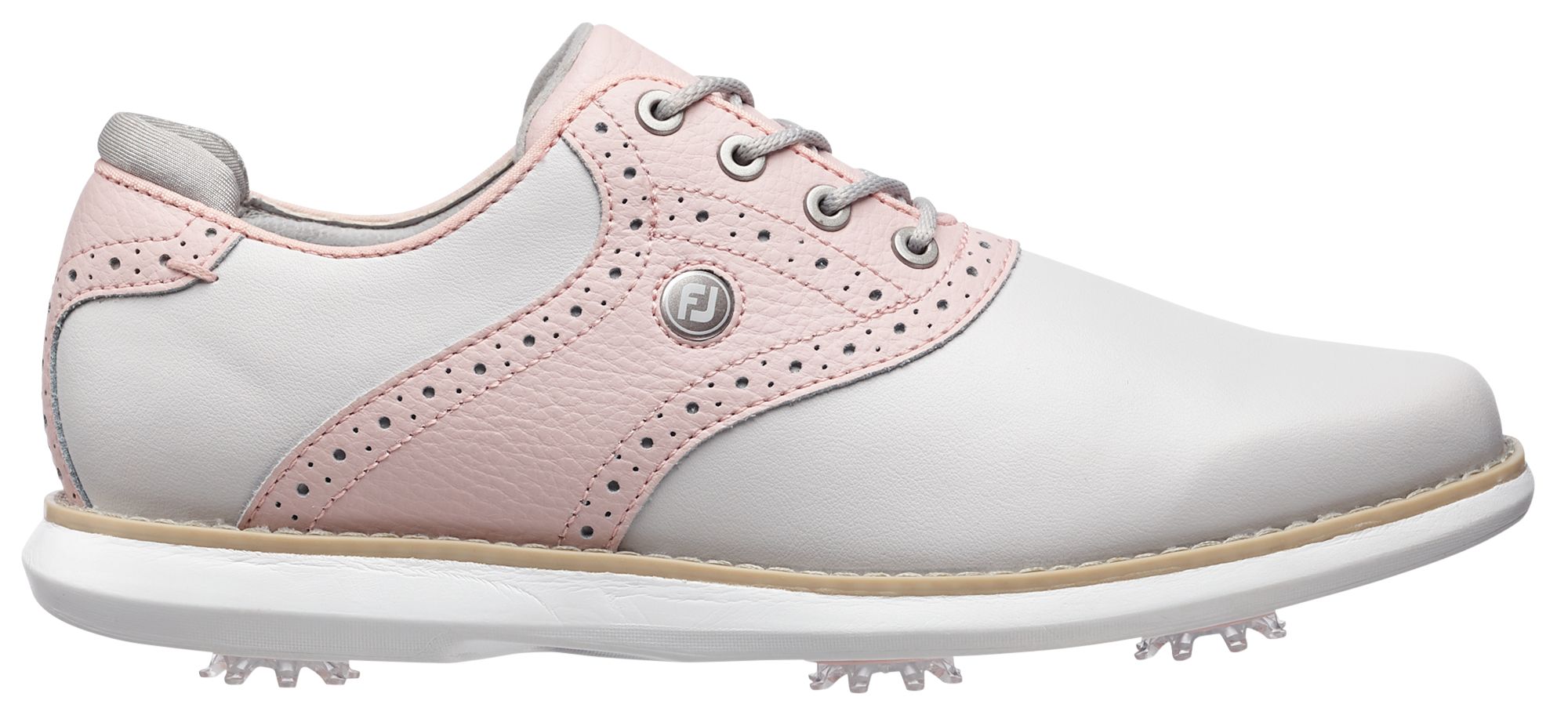 FootJoy Women's Traditions 22 Golf Shoes For Women White/black 2 FootJoy Women's Traditions 22 Golf Shoes For Women White/black