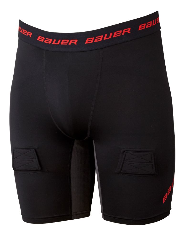 Bauer Youth Essential Jock Shorts For Girls' Black 2 Bauer Youth Essential Jock Shorts For Girls' Black