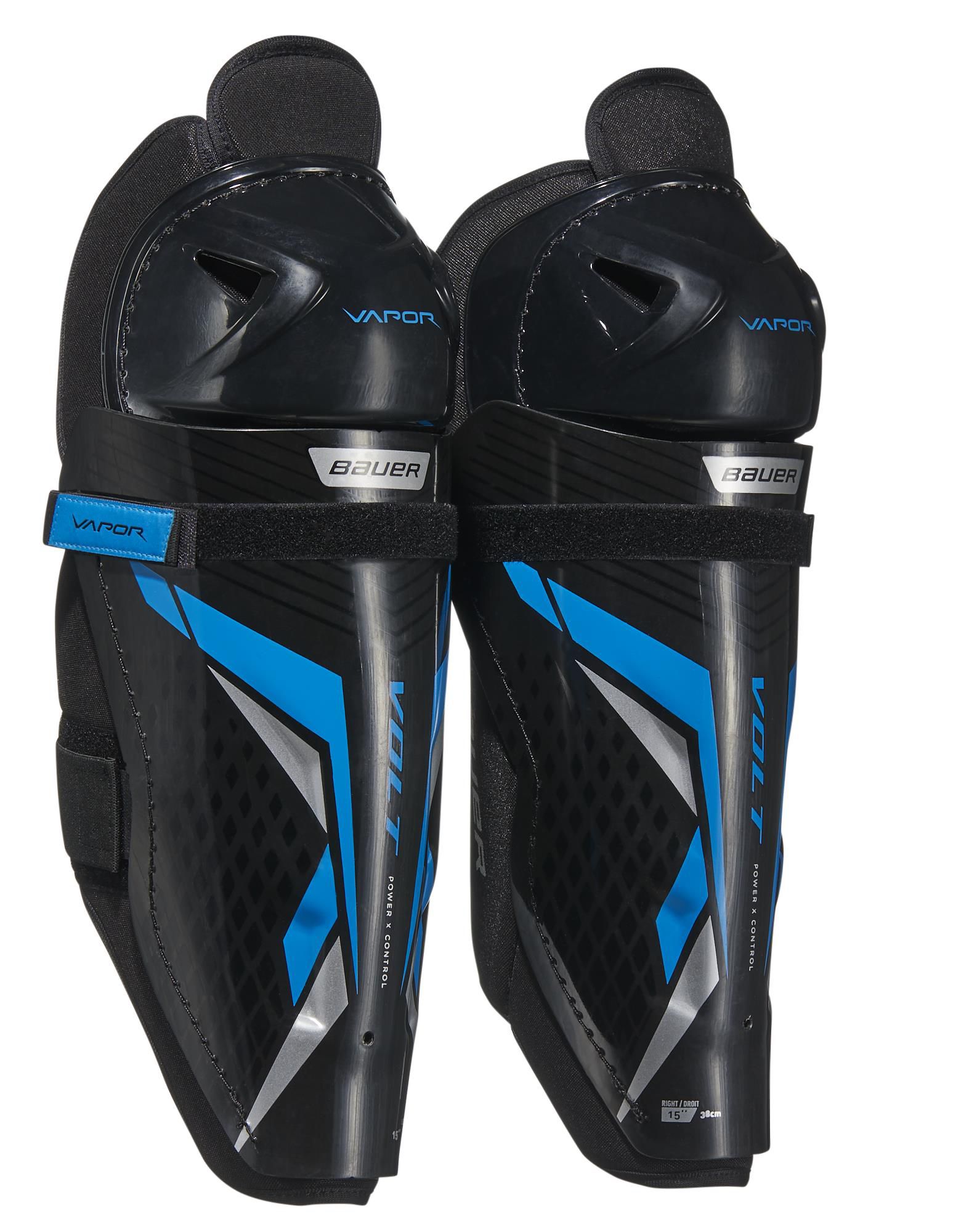 Bauer Junior Vapor Volt Hockey Shin Guards For Unisex 4 Bauer Junior Vapor Volt Hockey Shin Guards For Unisex - Image 2