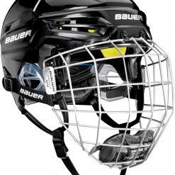 Bauer Senior RE-AKT 95 Ice Hockey Helmet Combo For Unisex Black