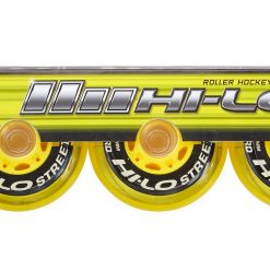 Bauer HI-LO Street 80MM Roller Hockey Wheels – 4 Pack For Unisex