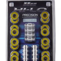 Bauer HI-LO ABEC 7 608 Roller Hockey Skate Bearings – 16 Pack For Unisex