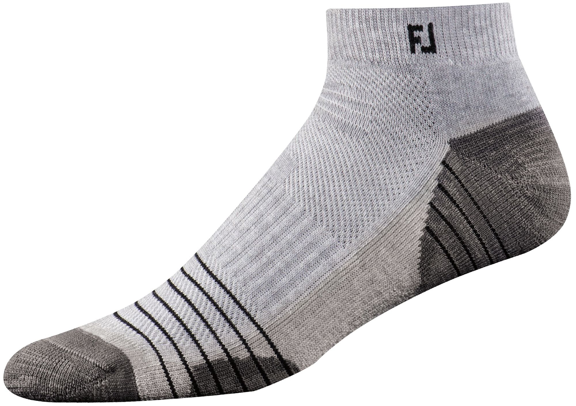 FootJoy Men's TechSof Tour Sport Golf Socks For Men Grey 3 FootJoy Men's TechSof Tour Sport Golf Socks For Men Grey